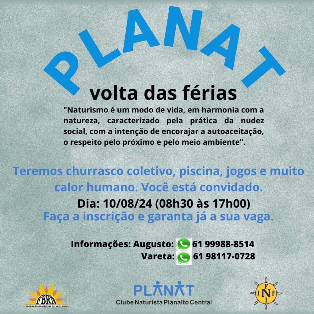 PLANAT – Volta das Férias